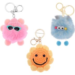 Bag Charms for Purses, Cute Keychain Accessories, Keychains with Clip-On Decoration for Handbags