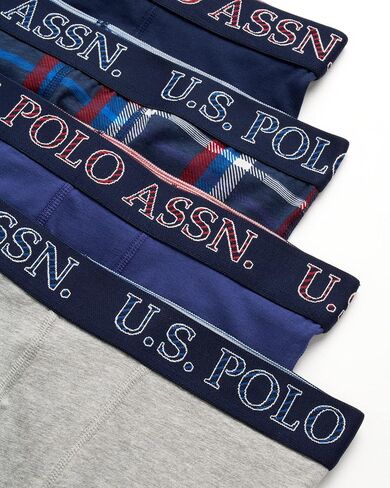 U.S. Polo Assn. Men's Underwear - Performance Stretch Boxer Briefs with Comfort Pouch (8 Pack) in Saudi Arabia