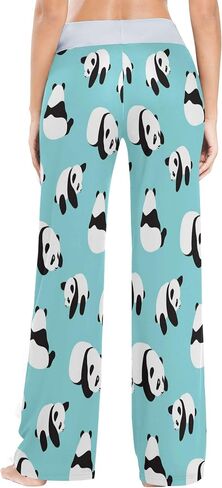 ALAZA Women's Pajama Lounge Pants Casual Stretch Pants Wide Leg in Saudi Arabia