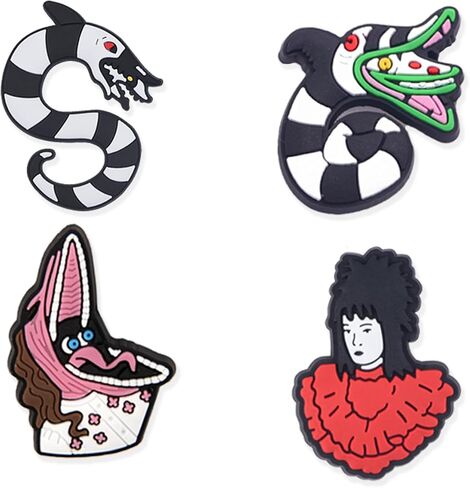 Shoe Decoration Charms for Christmas PVC Holiday Shoe Charms Winter Horror Shoe Charms for Shoes Bracelet Wristbands Decoration Holiday Party Christmas Halloween and Special Occasion Gifts in Saudi Arabia
