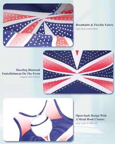 BAOHULU Girls Leotards for Gymnastics & Dance One Piece Sparkly Toddler Kids Athletic Practice Activewear in Saudi Arabia