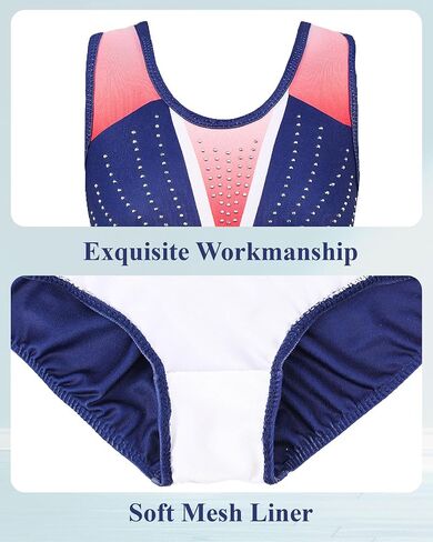 BAOHULU Girls Leotards for Gymnastics & Dance One Piece Sparkly Toddler Kids Athletic Practice Activewear in Saudi Arabia