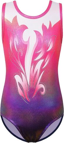 BAOHULU Girls Leotards for Gymnastics & Dance One Piece Sparkly Toddler Kids Athletic Practice Activewear in Saudi Arabia