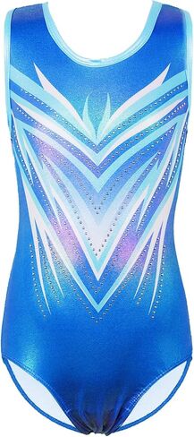 BAOHULU Girls Leotards for Gymnastics & Dance One Piece Sparkly Toddler Kids Athletic Practice Activewear in Kuwait