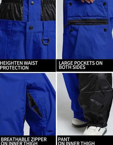 Women Snowboard Pants Snow Super Baggy Insulated Winterproof Waterproof Loose Ski Pants Outdoor in Saudi Arabia
