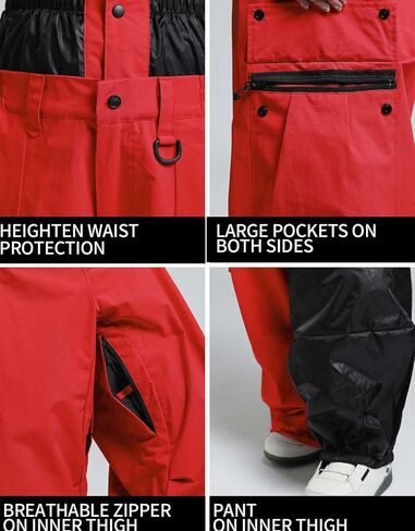 Women Snowboard Pants Snow Super Baggy Insulated Winterproof Waterproof Loose Ski Pants Outdoor in Saudi Arabia