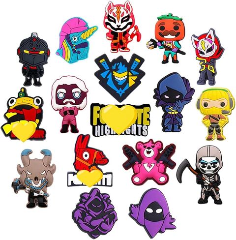 Cartoon Film Shoe Decoration Charms, Cute Animal Shoe Charms, Game Charms Fits For Sandals Shoes Decoration, Fashion Trendy Aesthetic Accessories Charms. in Saudi Arabia
