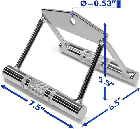A2ZCARE T-Bar Row Plate Post إدراج الألغام الأرضية - دوران كامل 360 درجة وسهل التركيب - يناسب القضيب الأوليمبي مقاس 2 بوصة - رائع للظهر والعضلات والذراع ومرفق الألغام الأرضية لتدريبات الحديد، وصالة الألعاب الرياضية المنزلية in Kuwait
