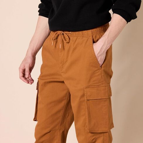Amazon Essentials Men's Drawstring-Waist Regular-Fit Cargo Jogger in Saudi Arabia