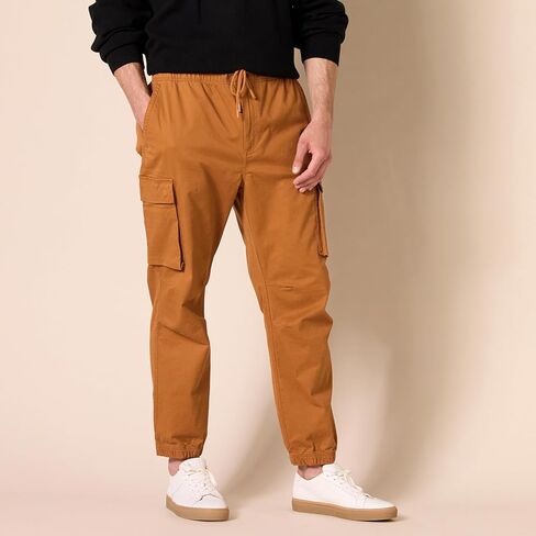 Amazon Essentials Men's Drawstring-Waist Regular-Fit Cargo Jogger in Saudi Arabia