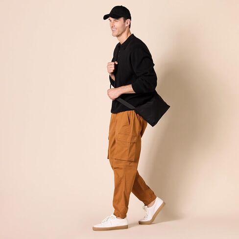 Amazon Essentials Men's Drawstring-Waist Regular-Fit Cargo Jogger in Saudi Arabia