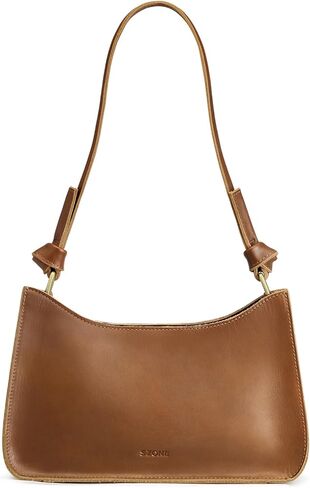 S-ZONE Leather Shoulder Bags for Women Small Shoulder Purse Handbags Clutch Hobo Bag Cute Purses in Kuwait