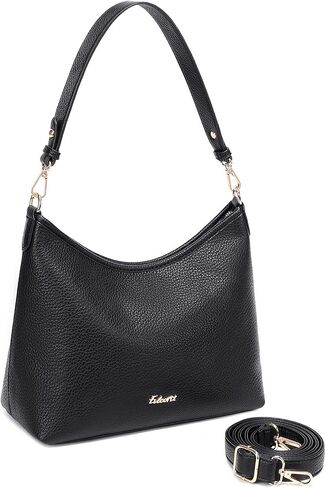 Eslcorri Hobo Bag for Women, Leather Crossbody Purse Travel Shoulder Satchel Bags Ladies Tote Handbags with 2 Straps in Saudi Arabia