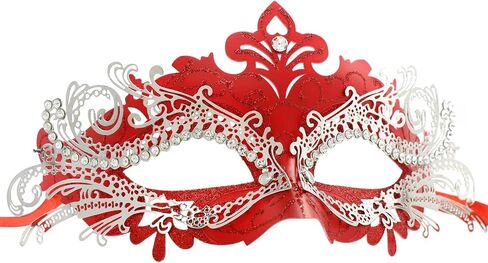 Masquerade Mask for Women Venetian Lace Eye Masks For Party Prom Ball Costume Mardi Gras Party Supply in Saudi Arabia