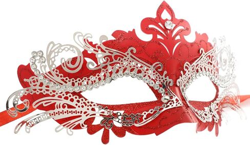 Masquerade Mask for Women Venetian Lace Eye Masks For Party Prom Ball Costume Mardi Gras Party Supply in Saudi Arabia