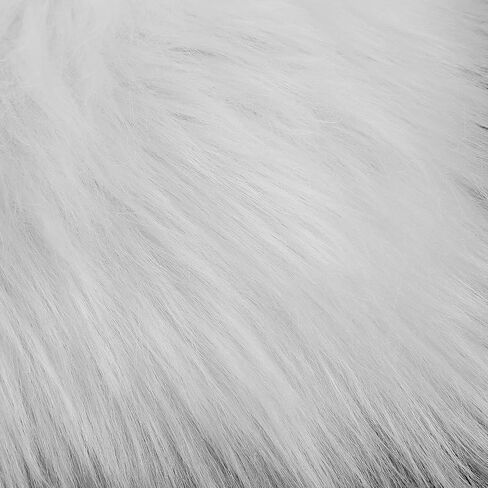 WLLHYF Faux Fur Fabric Squares, 12 Inches Area Rugs Shaggy Fur Fabric Cuts Fluffy Fur Square Patches Plush Rug Chair Cover Seat Cushion Pad for DIY Crafts Christmas Gnomes Decors (Black) in Saudi Arabia