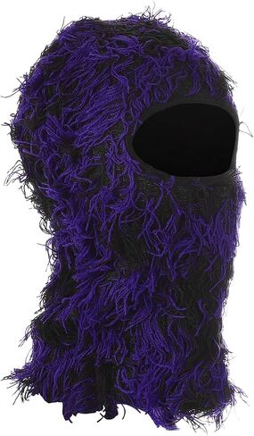 PATIKIL Distressed Balaclava Ski Mask, Balaclava Camo Knitted Face Mask Windproof Full Face Cover for Women Men Outdoor Sport in Saudi Arabia