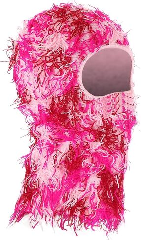 PATIKIL Distressed Balaclava Ski Mask, Balaclava Camo Knitted Face Mask Windproof Full Face Cover for Women Men Outdoor Sport in Saudi Arabia