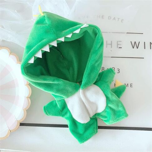 20cm /8" Doll Plush Doll's Clothes Animal one-Piece Garment Suit Pajamas Toys Dolls Accessories (Shark) in Saudi Arabia