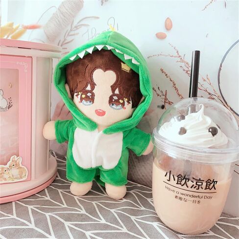 20cm /8" Doll Plush Doll's Clothes Animal one-Piece Garment Suit Pajamas Toys Dolls Accessories (Shark) in Saudi Arabia