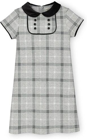 Hope & Henry Girls' Short Sleeve Ponte A-Line Dress in Saudi Arabia