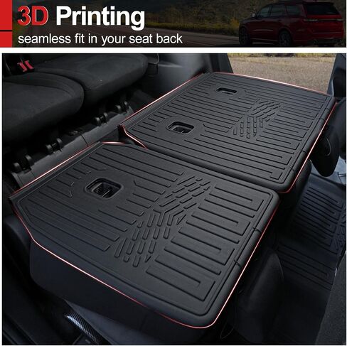 Cargo Mat for 2016-2025 Dodge Durango Trunk Liner and 3rd Backrest Mat Replacement for Dodge Durango Accessories 2025 2024 2023 2022 2021 in Saudi Arabia