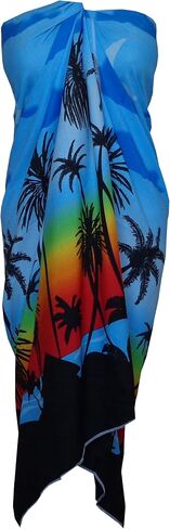 ALVISH Sarong Wraps for Women Mens Scenic Coconut Beach Swimsuit Wrap Plus Size Pareo in Saudi Arabia