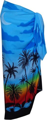 ALVISH Sarong Wraps for Women Mens Scenic Coconut Beach Swimsuit Wrap Plus Size Pareo in Saudi Arabia