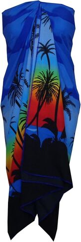 ALVISH Sarong Wraps for Women Mens Scenic Coconut Beach Swimsuit Wrap Plus Size Pareo in Saudi Arabia