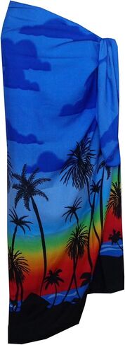 ALVISH Sarong Wraps for Women Mens Scenic Coconut Beach Swimsuit Wrap Plus Size Pareo in Saudi Arabia