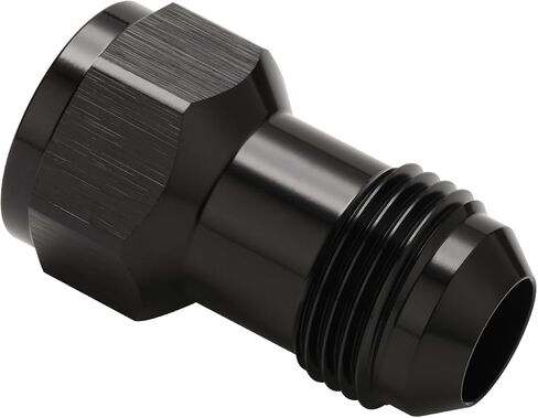 8AN Female Flare to 8AN Male Flare Extension Fitting Adapter Straight Aluminum Black 2PCS in Saudi Arabia