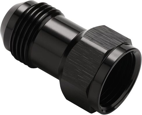 8AN Female Flare to 8AN Male Flare Extension Fitting Adapter Straight Aluminum Black 2PCS in Saudi Arabia