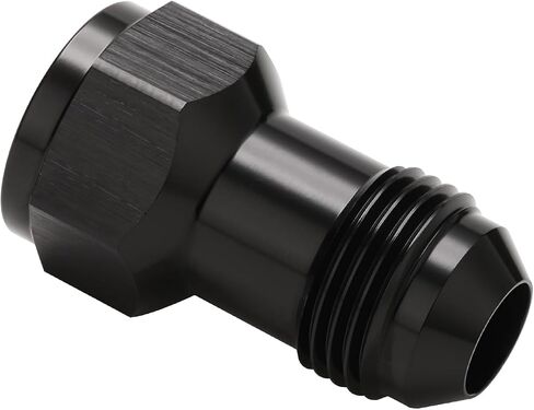 8AN Female Flare to 8AN Male Flare Extension Fitting Adapter Straight Aluminum Black 2PCS in Saudi Arabia