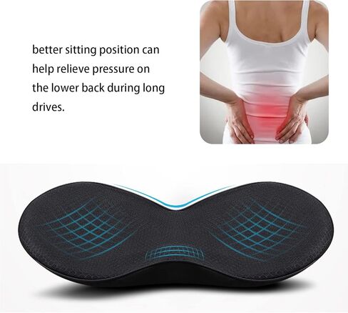 وسادة مقعد السيارة WMM مريحة من إسفنج الذاكرة لمقعد السيارة، وسائد مقعد السيارة للقيادة، وعرق النسا وتخفيف آلام أسفل الظهر، وأساسيات رحلة الطريق in Kuwait