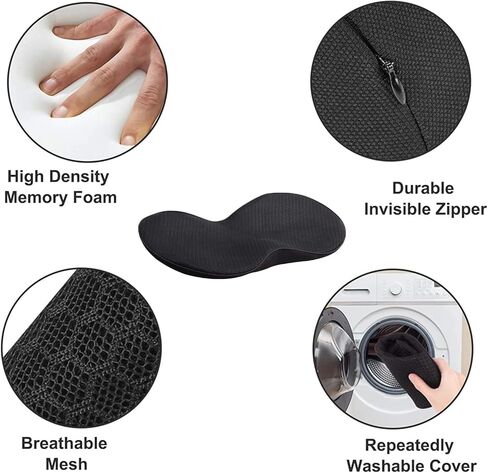 وسادة مقعد السيارة WMM مريحة من إسفنج الذاكرة لمقعد السيارة، وسائد مقعد السيارة للقيادة، وعرق النسا وتخفيف آلام أسفل الظهر، وأساسيات رحلة الطريق in Kuwait