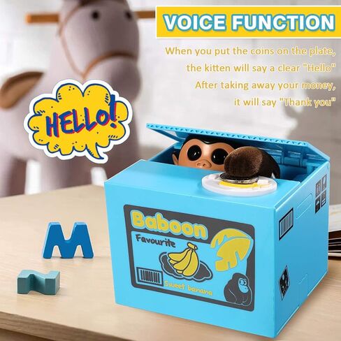 Piggy Bank Steal Coin Box Electronic Money Bank Cute Money Saving Box with Smart Voice Prompt, Great Gift for Boys Girls Kids in Birthday New Year Christmas (Lovely Unicorn) in Kuwait