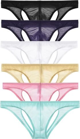 Faringoto Low Rise Briefs for Men Mens Underwear Stretch Pouch Sexy G String in Kuwait