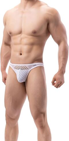 MuscleMate Men's Thong G-String Underwear, Men's Mesh Thong Underwear, Men's Thong Tanga Underpants. in Saudi Arabia
