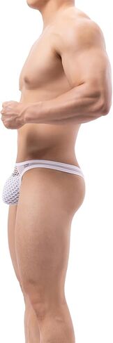 MuscleMate Men's Thong G-String Underwear, Men's Mesh Thong Underwear, Men's Thong Tanga Underpants. in Saudi Arabia