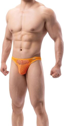 MuscleMate Men's Thong G-String Underwear, Men's Mesh Thong Underwear, Men's Thong Tanga Underpants. in Saudi Arabia