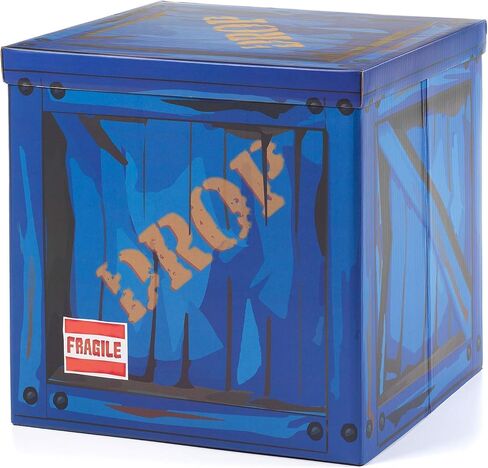CampLiner Large Loot Drop Box Accessory (14" x 14" x 14") - Goes with Merch Like Pickaxes, Guns, Costumes - Perfect Decoration Gift for Gamers, Boys, Parties in Saudi Arabia