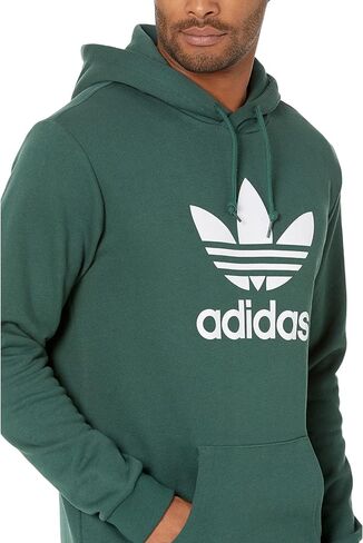 adidas Originals Adicolor Trefoil Hoodie Mineral Green XS in Saudi Arabia