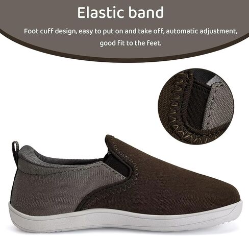 WateLves Toddler Little Kid Wide Barefoot Shoes Boys Girls Minimalist Slip On Sneakers Canvas Walking Shoes Fit Naturally Zero Drop Sole in Kuwait