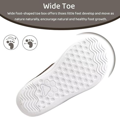 WateLves Toddler Little Kid Wide Barefoot Shoes Boys Girls Minimalist Slip On Sneakers Canvas Walking Shoes Fit Naturally Zero Drop Sole in Kuwait