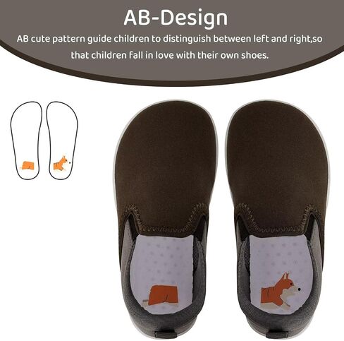 WateLves Toddler Little Kid Wide Barefoot Shoes Boys Girls Minimalist Slip On Sneakers Canvas Walking Shoes Fit Naturally Zero Drop Sole in Kuwait