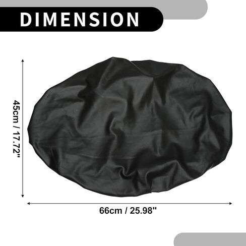 1 Pc L Size Universal Motorcycle Seat Cover - Motorbike Seat Cushion Waterproof Heat Resistant - TPU Black in Saudi Arabia