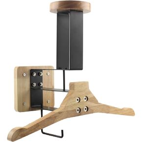 ABCERRSI Motorcycle Helmet Holder Wall Mount Tactical Gear Rack Motorcycle Helmet Holders with Solid Wood for Tactical Helmet, Tactical Vest, Football Gear,Motorcycle Accessories Road Bike in Kuwait