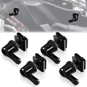 Amazicha New Saddle Bag Lock Hardware Bolt Kit, Theft Deterrent SaddleBag lever locks Mounting Hardware screws Fit for Harley Davidson Touring Street Glide Electra Glide Softail 1992-Later