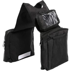 ALAVENTE ATV UTV Tank-Top Saddle Bag - Motorcycle Tank Bag - Snowmobiles ATV Tank Top Saddle Bag Waterproof - for Yamaha Suzuki Kawasaki Harley (ATV Bag Black)