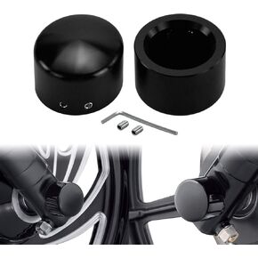 Axle Nut Cover Front Covers Cap 29mm Fit For Harley Sportster XL Dyna Softail Touring Electra Glide XG V-Rod VRSC (Black) in Kuwait